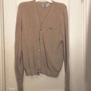 Warm Wool Long-Sleeve Lacoste Cardigan